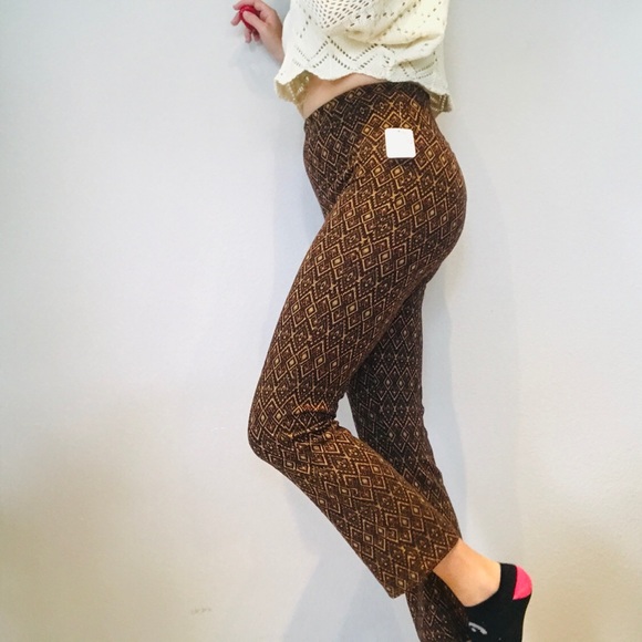 NWT Free people high waisted pattern boho pants - Picture 6 of 8